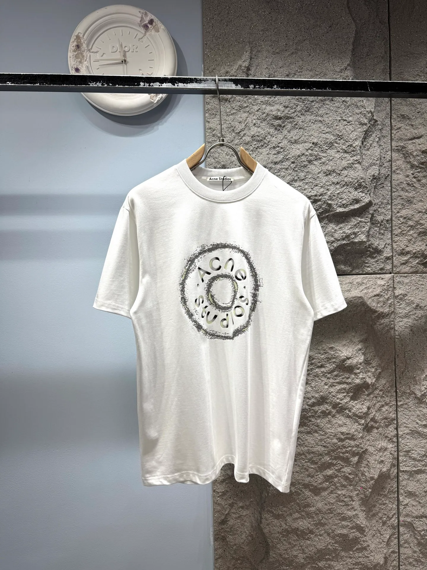 Acne Studios* LOGO‼️ T ® 🖤Acne Studios Logo T ， g ， Breathable， 。 + Logo， ， 。 ， ， OK， get !Acne Studios ， T ⚠️ ： ⚠️XYW 03 Same Style 𝐂𝐎𝐋𝐎𝐔𝐑：White Black 𝐒𝐈𝐙𝐄：S-Xl
